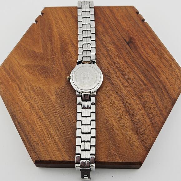 ESQ Swiss Watch Women's Two Tone Link Classic Casual Everyday Roman Numeral - Picture 5 of 7